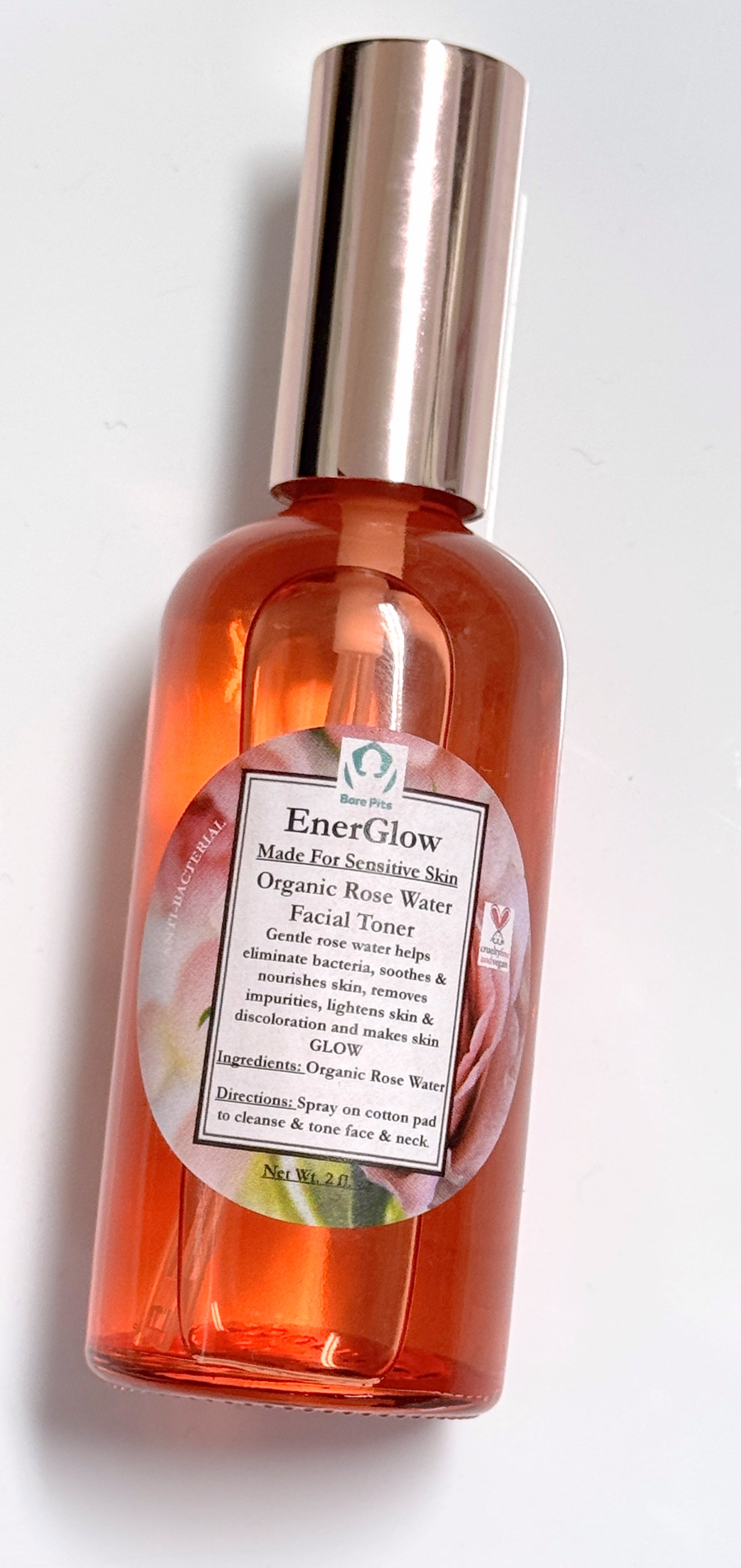 Organic Rose Water Facial Toner